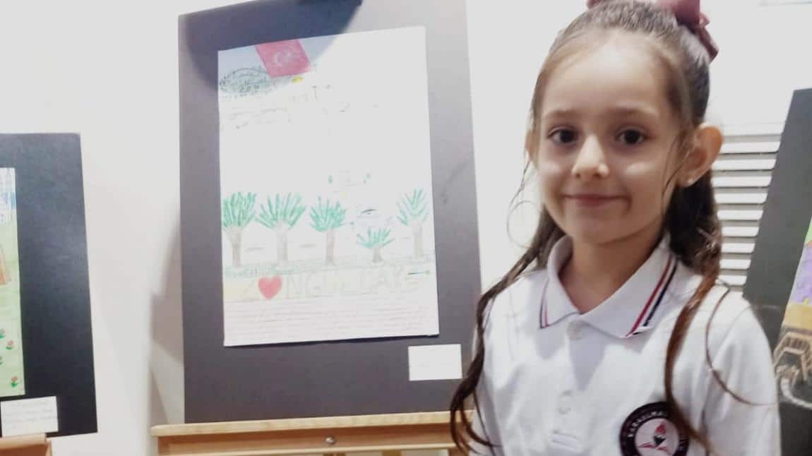 Çocuk Gözüyle Zonguldak konulu resim yarışmasında öğrencimiz ödülünü aldı.